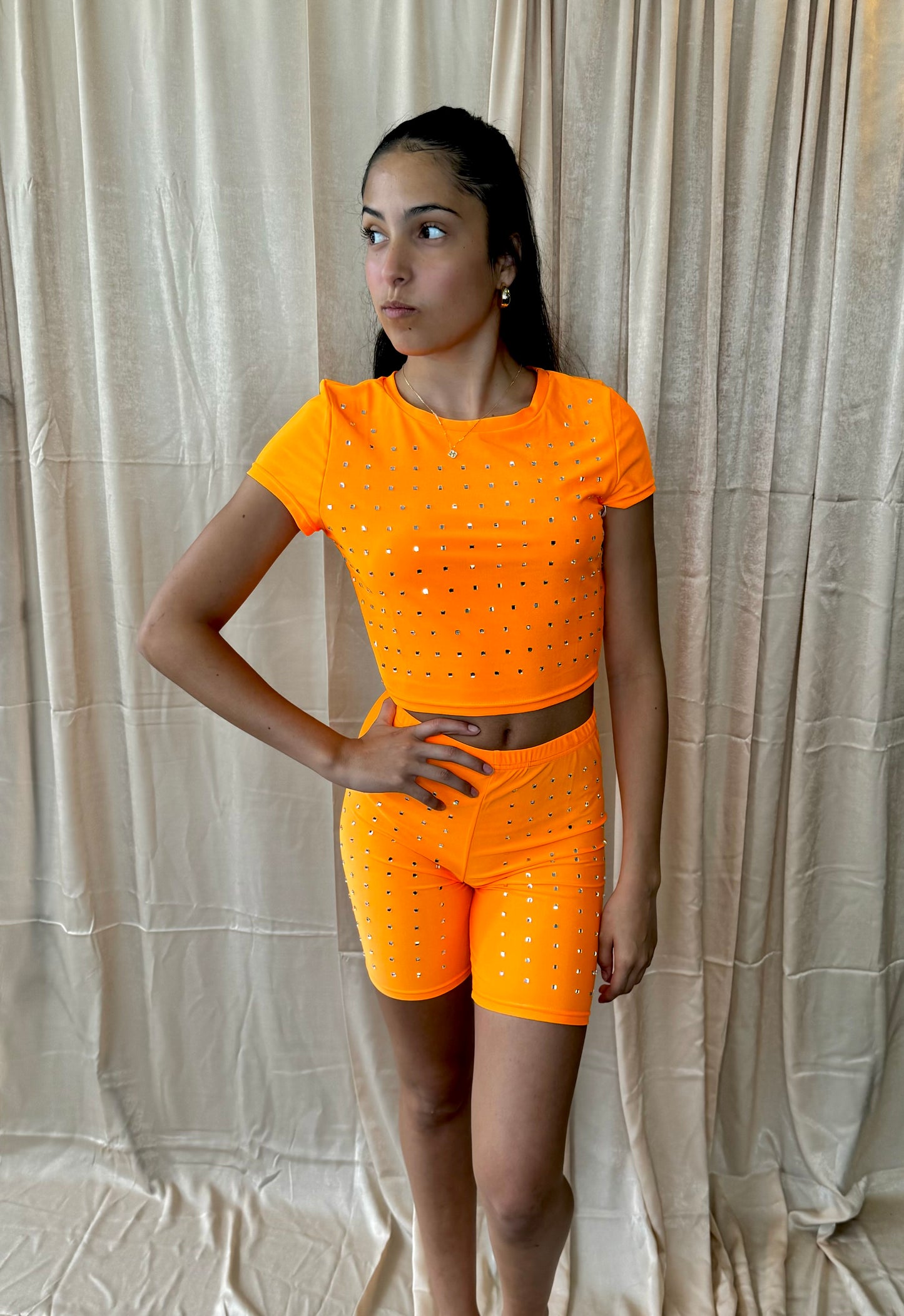 Rhinestone 2 piece set