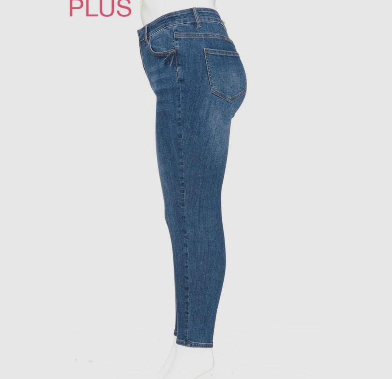High rise stretchy skinny jeans
