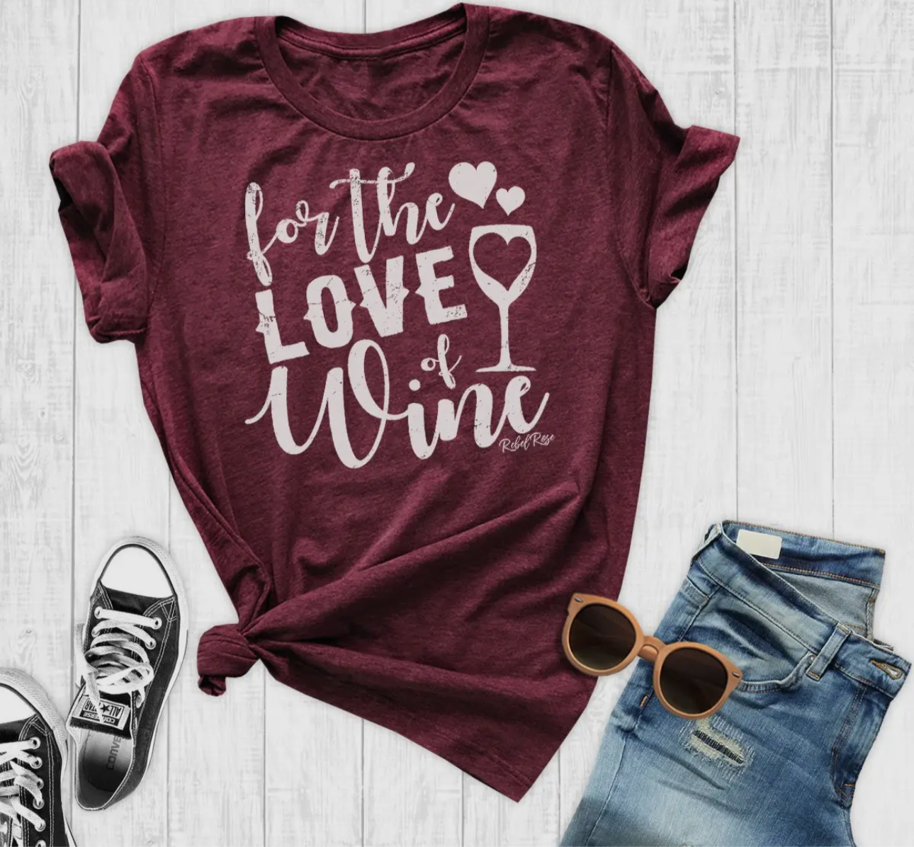 “For the love of wine” Tee