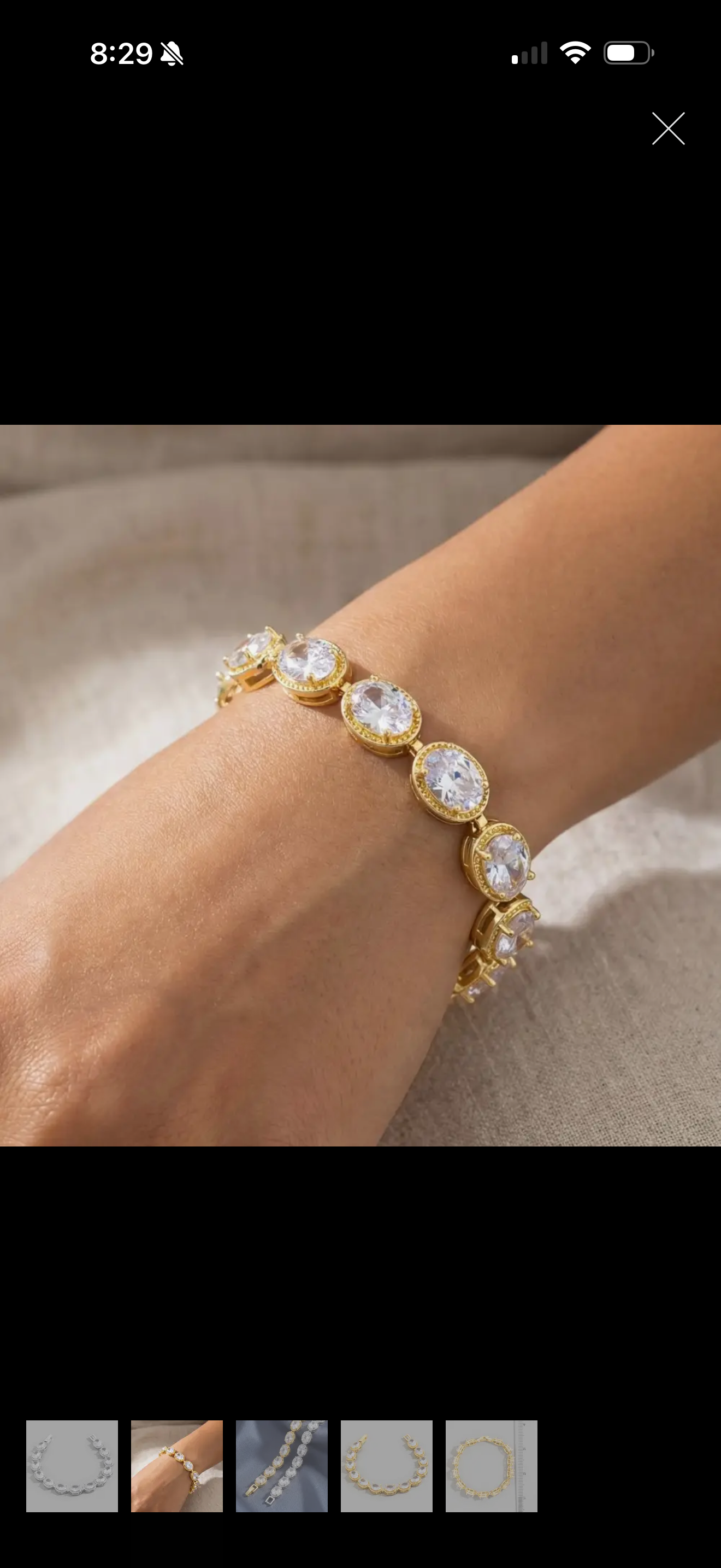 Multi chain link bracelet