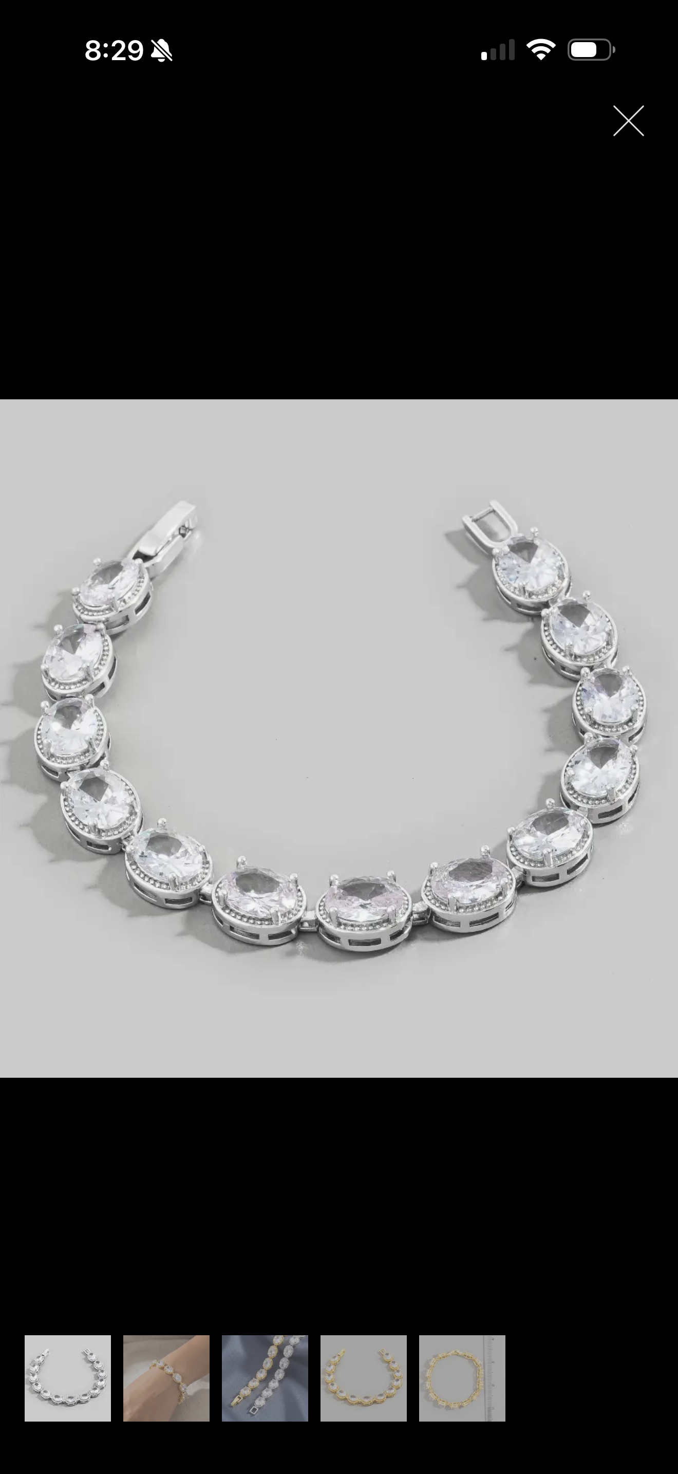 Multi chain link bracelet