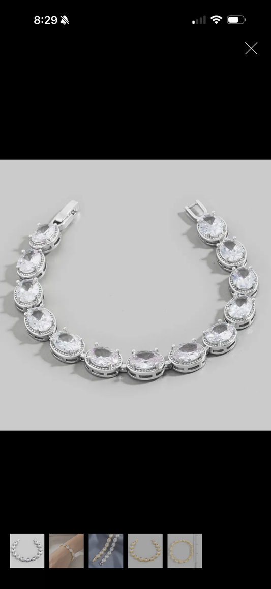 Multi chain link bracelet